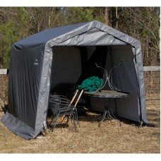 Shelterlogic 11' x 8' x 10' Peak Style Shelter, Gray   554796294